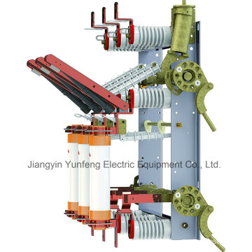 Commutateur de rupture de charge d&#39;unité de combinaison de fusible avec le couteau de mise à la terre-Yfn5-12r (T) D / 125-31.5